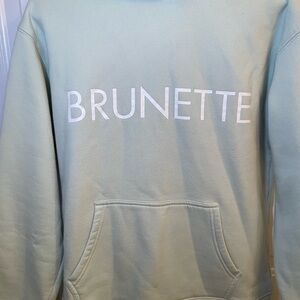 Brunette The Label Mint Green Hoodie